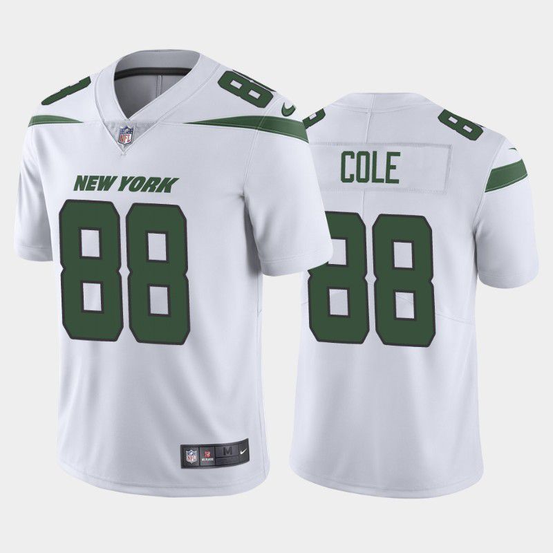 Men New York Jets #88 Keelan Cole Nike White Vapor Limited NFL Jersey->new york jets->NFL Jersey